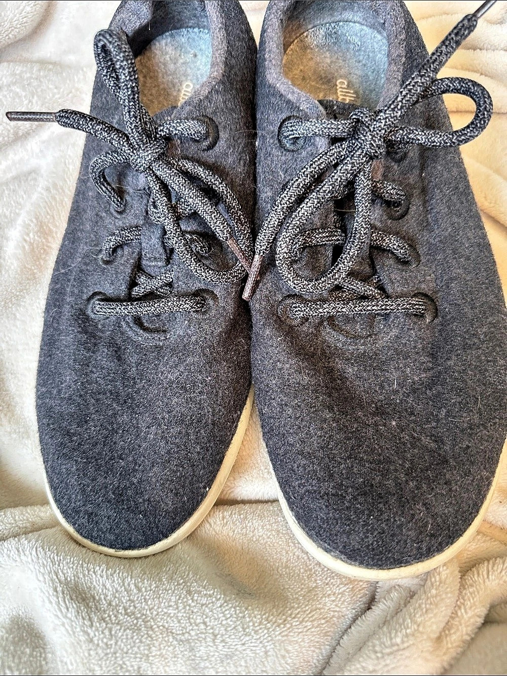 Allbirds Wool Runners Wool Sneakers Black US Size 9